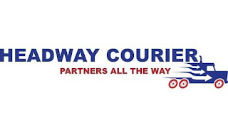 HEADWAY COURIER PARTNERS ALL THE WAY logo