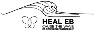 HEAL EB CAUSE THE WAVE EB RESEARCH PARTNERSHIP logo