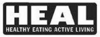 HEAL HEALTHY EATING ACTIVE LIVING logo