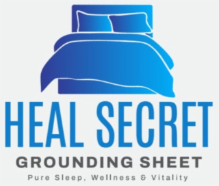 HEAL SECRET GROUNDING SHEET PURE SLEEP, WELLNESS & VITALITY logo