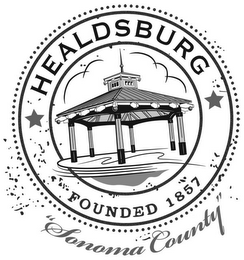 HEALDSBURG FOUNDED 1857 SONOMA COUNTY logo