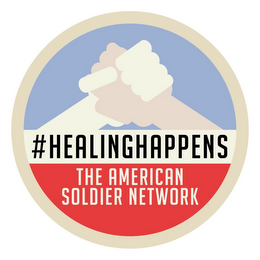 #HEALING HAPPENS THE AMERICAN SOLDIERNETWORK logo