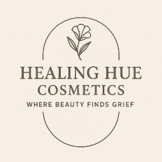 HEALING HUE COSMETICS WHERE BEAUTY FINDS GRIEF logo