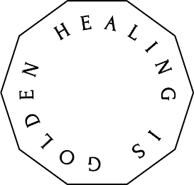HEALING IS GOLDEN logo