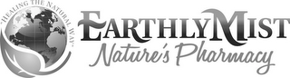 "HEALING THE NATURAL WAY" EARTHLY MIST NATURE'S PHARMACY logo