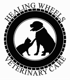 HEALING WHEELS VETERINARY CARE logo