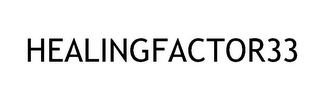 HEALINGFACTOR33 logo