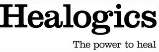 HEALOGICS THE POWER TO HEAL logo