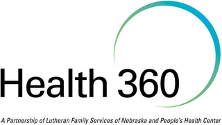 HEALTH 360 A PARTNERSHIP OF LUTHERAN FAMILY SERVICES OF NEBRASKA AND PEOPLE'S HEALTH CENTER logo