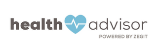 HEALTH ADVISOR POWERED BY ZEGIT logo