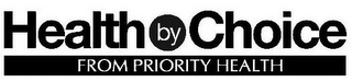 HEALTH BY CHOICE FROM PRIORITY HEALTH logo