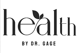 HEALTH BY DR. GAGE logo