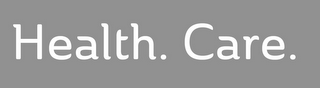HEALTH. CARE. logo