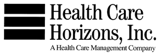 HEALTH CARE HORIZONS, INC.  A HEALTH CARE MANAGEMENT COMPANY logo