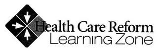 HEALTH CARE REFORM LEARNING ZONE logo