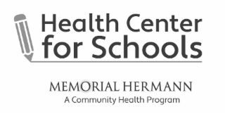 HEALTH CENTER FOR SCHOOLS MEMORIAL HERMANN A COMMUNITY HEALTH PROGRAM logo