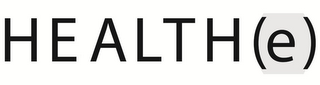 HEALTH (E) logo