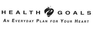 HEALTH E GOALS AN EVERYDAY PLAN FOR YOUR HEART logo