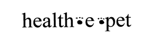 HEALTH E PET logo
