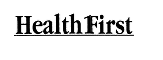 HEALTH FIRST logo