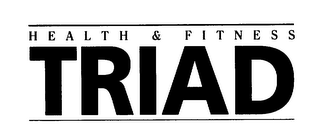 HEALTH & FITNESS TRIAD logo