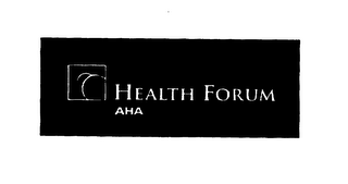 HEALTH FORUM AHA logo