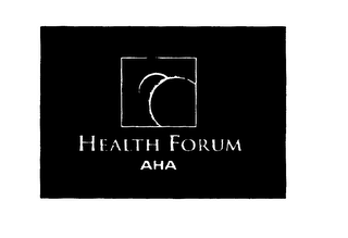 HEALTH FORUM AHA logo