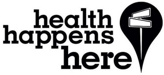 HEALTH HAPPENS HERE logo