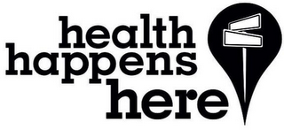 HEALTH HAPPENS HERE logo