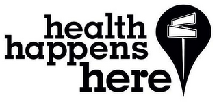 HEALTH HAPPENS HERE logo
