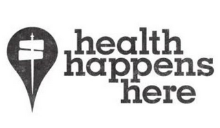 HEALTH HAPPENS HERE logo