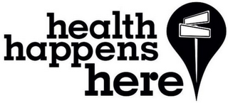 HEALTH HAPPENS HERE logo