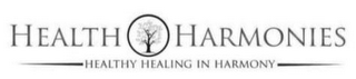 HEALTH HARMONIES HEALTHY HEALING IN HARMONY logo