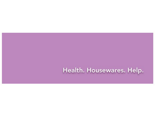 HEALTH. HOUSEWARES. HELP. logo