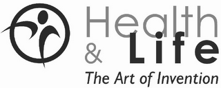 HEALTH & LIFE THE ART OF INVENTION logo