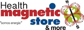 HEALTH MAGNETIC STORE & MORE "SOMOS ENERGIA" NS logo