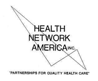 HEALTH NETWORK AMERICA INC. "PARTNERSHIPS FOR QUALITY HEALTH CARE" logo