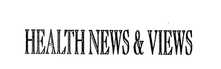 HEALTH NEWS & VIEWS logo