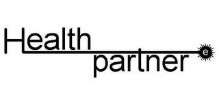 HEALTH PARTNER E logo