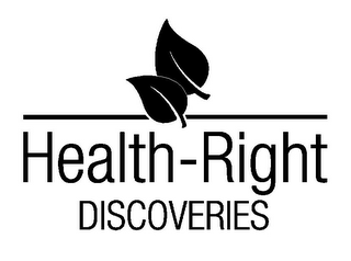 HEALTH-RIGHT DISCOVERIES logo