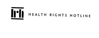 HEALTH RIGHTS HOTLINE logo