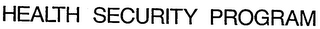 HEALTH SECURITY PROGRAM logo