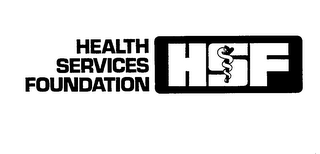 HEALTH SERVICES FOUNDATION HSF logo