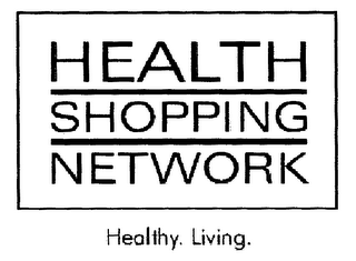 HEALTH SHOPPING NETWORK HEALTHY. LIVING. logo