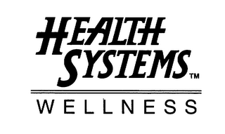 HEALTH SYSTEMS WELLNESS logo