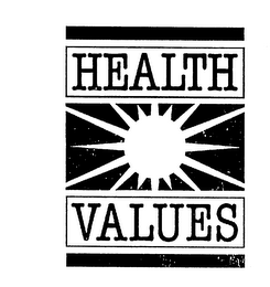 HEALTH VALUES logo