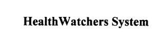 HEALTH WATCHERS SYSTEM logo