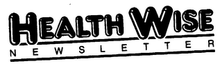 HEALTH WISE NEWSLETTER logo