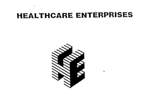 HEALTHCARE ENTERPRISES HE logo