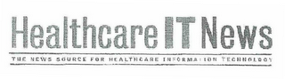 HEALTHCARE IT NEWS THE NEWS SOURCE FOR HEALTHCARE INFORMATION TECHNOLOGY logo